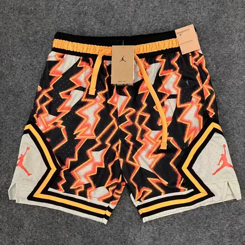 Jordan Shorts — N010 tie-dyed orange colorway — USFans Spreadsheet photo