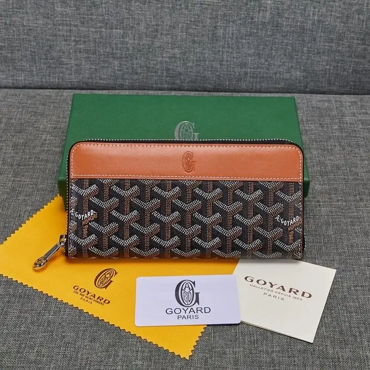 Goyard Wallet — Style 4 black with yellow colorway — USFans Spreadsheet photo