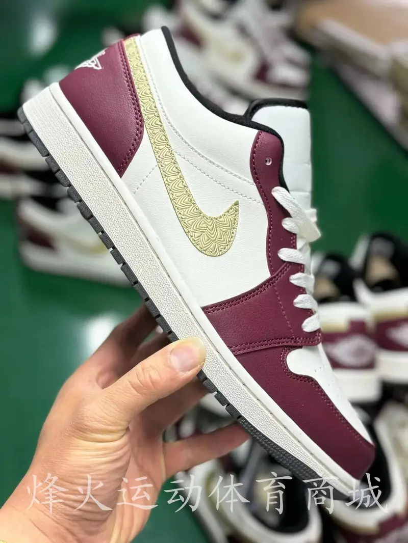 Jordan 1 Low Shoes — Year of the Golden Dragon FJ5735-100 colorway — USFans Spreadsheet photo