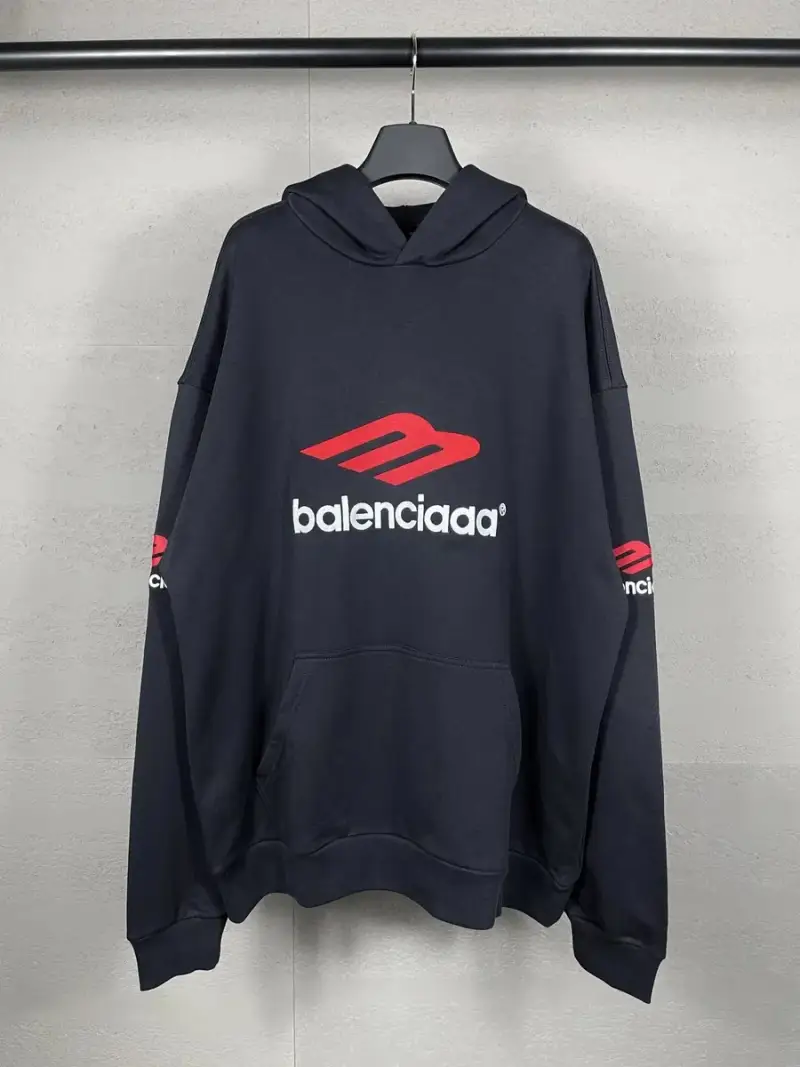 Balenciaga Sporty Hoodie — Dark Blue Grey colorway — USFans Spreadsheet photo