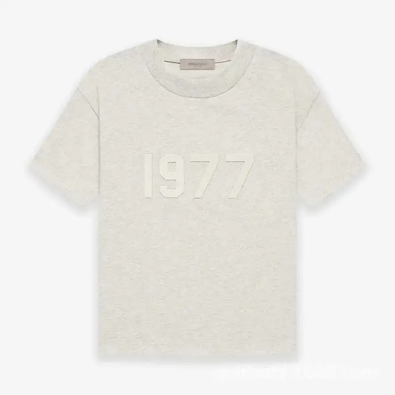 Essentials 1977 T-Shirt — Light floral gray colorway — USFans Spreadsheet photo