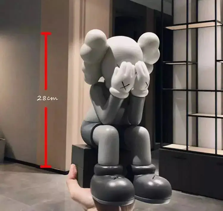 Kaws Figure — 28cm shy gray colorway — USFans Spreadsheet photo