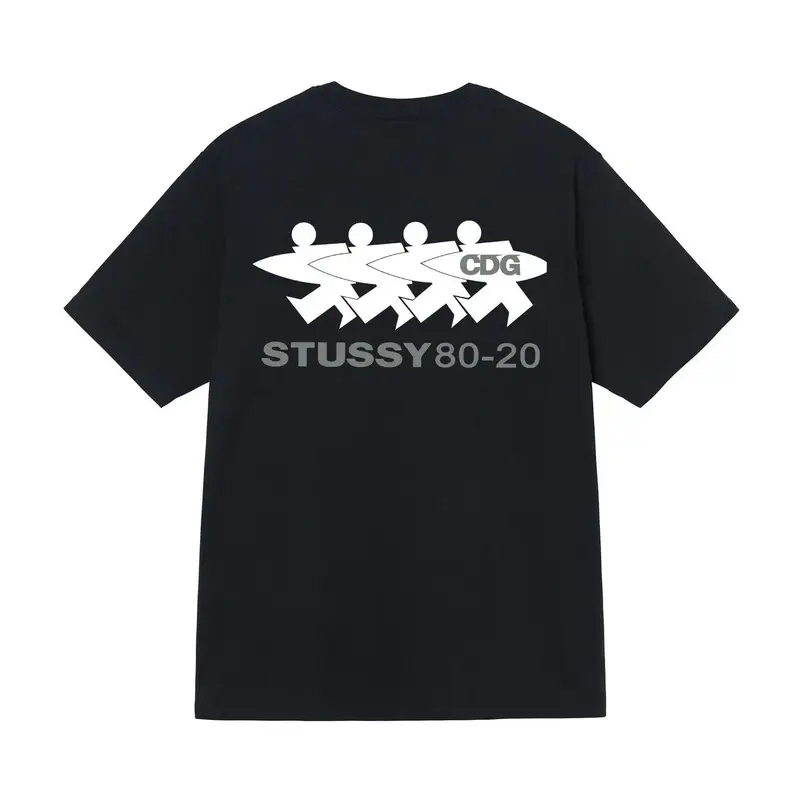 Stussy Tee — Black [Surf]] colorway — Kakobuy Spreadsheet photo
