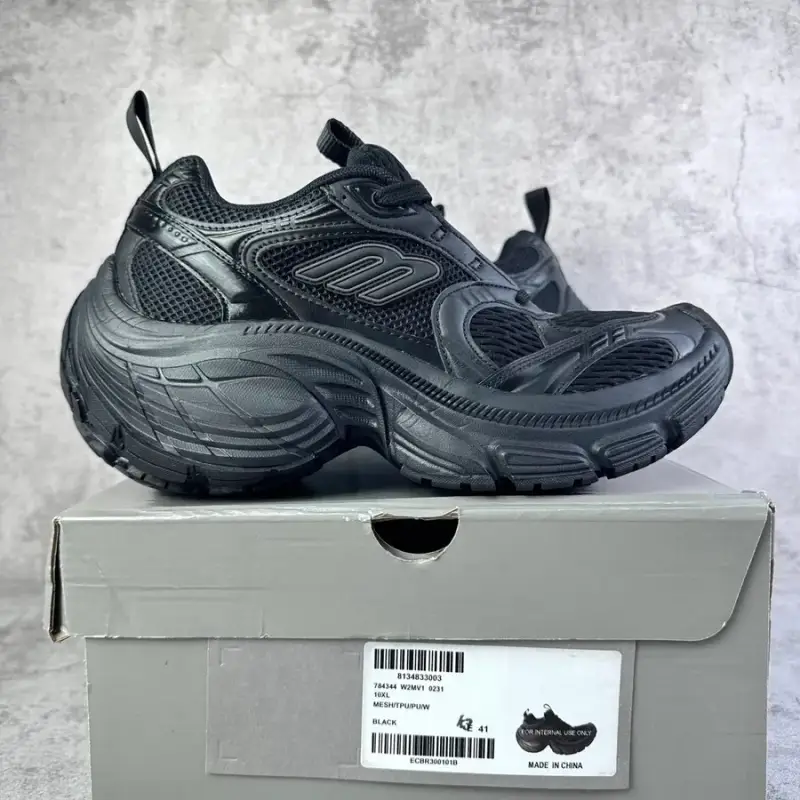 Balenciaga 10XL Black Shoes — 10XL All Black 10231 colorway — Kakobuy Spreadsheet photo