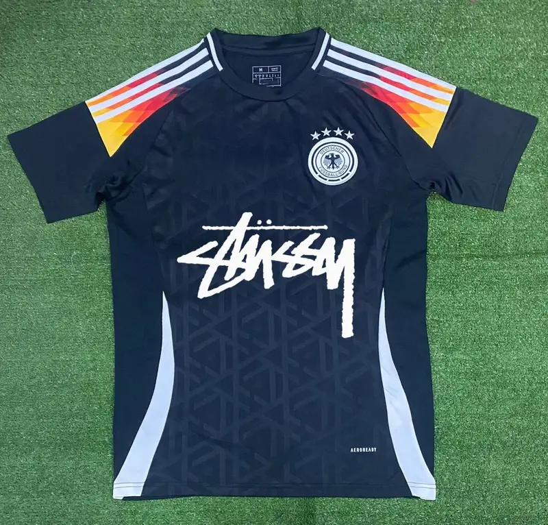 Stussy Jerseys — 2425 German Black with Letters colorway — USFans Spreadsheet photo