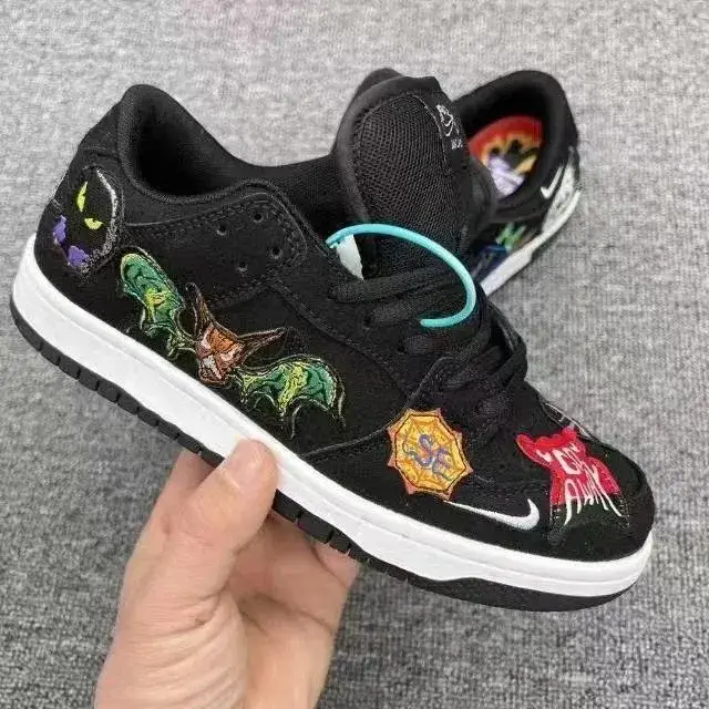 Dunk SB Court Purple Shoes — Hundred Ghost Night Walk colorway — USFans Spreadsheet photo