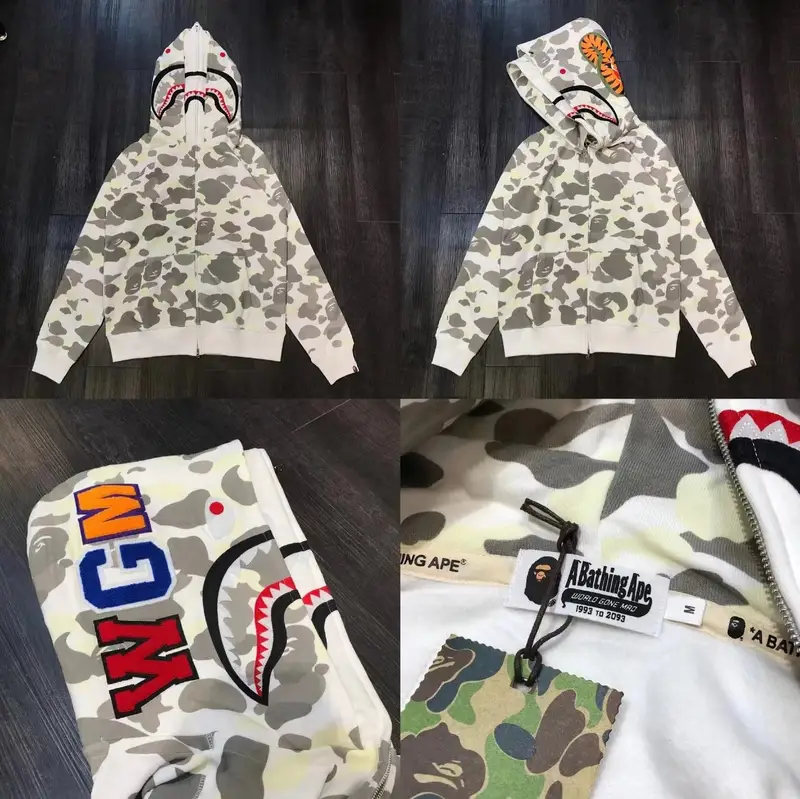 Bape Shark (Best Batch) — XX126 Double Hat Luminous White colorway — USFans Spreadsheet photo
