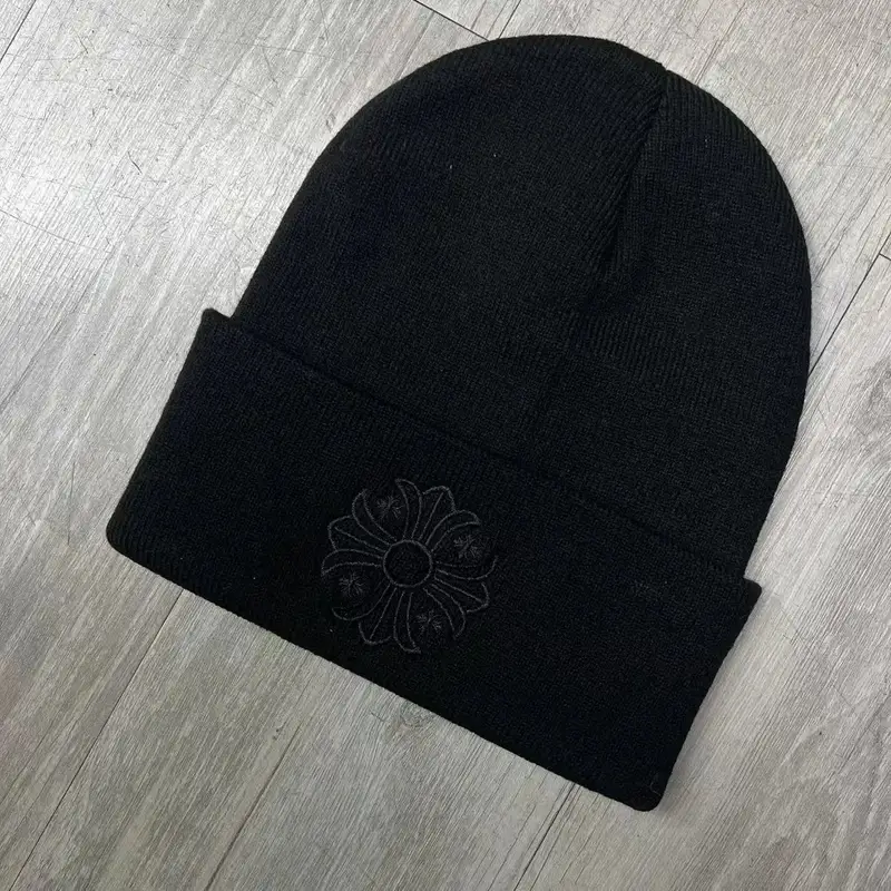 Chrome Hearts Beanie — cross black line colorway — USFans Spreadsheet photo