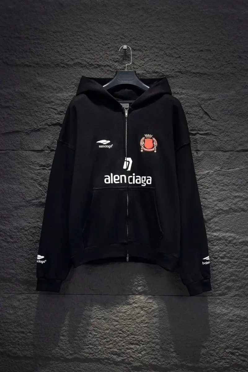 Balenciaga x Ralph Lauren Hoodie — black colorway — USFans Spreadsheet photo
