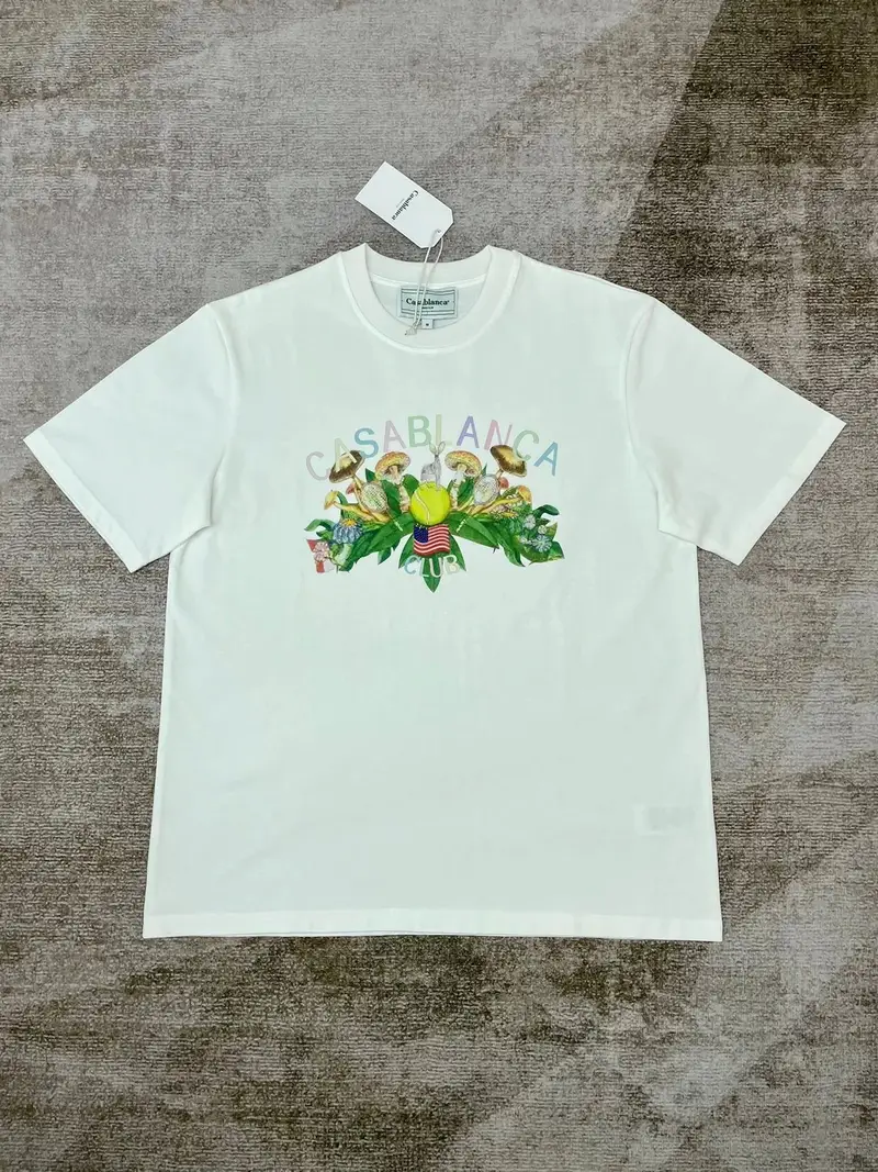 Casablanca T-Shirt — White 13 colorway — USFans Spreadsheet photo