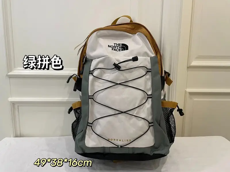 TNF Jacket Backpack — five white green spell colorway — USFans Spreadsheet photo