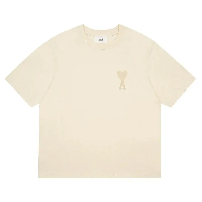 Ami Paris Tees with Small Logo — Apricot color colorway — USFans Spreadsheet photo