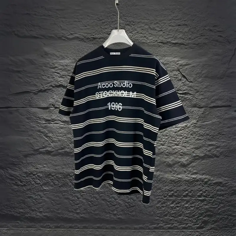 Acne Studios T-Shirt — Black stripe colorway — Kakobuy Spreadsheet photo