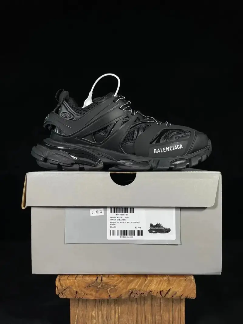 Balenciaga Track Sneakers — Three generations all black 11000 colorway — USFans Spreadsheet photo