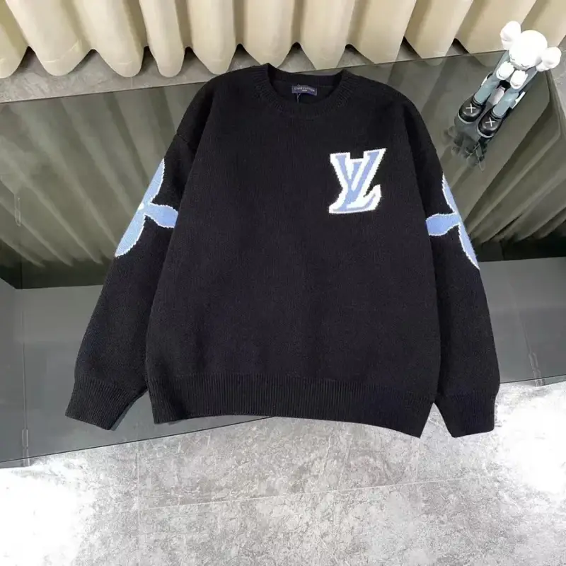 Louis Vuitton Sweater — Tibetan blue colorway — Kakobuy Spreadsheet photo