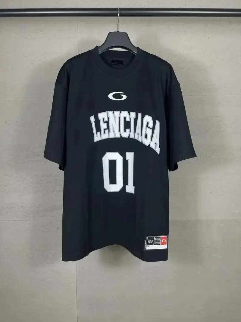 Balenciaga Basketball T-Shirt — Black Blue colorway — USFans Spreadsheet photo