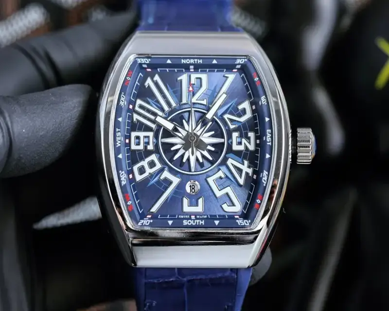Vanguard Yachting Watch — Silver Shell  Blue Plate Blue Tape colorway — USFans Spreadsheet photo