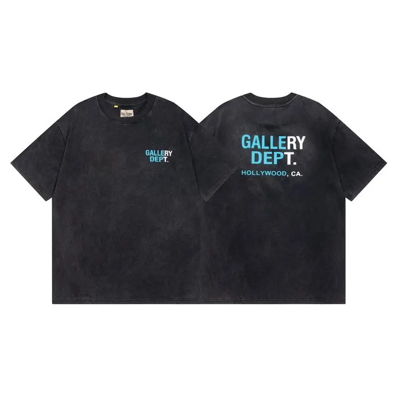 Gallery Dept TEES — G100 Washed Black colorway — USFans Spreadsheet photo