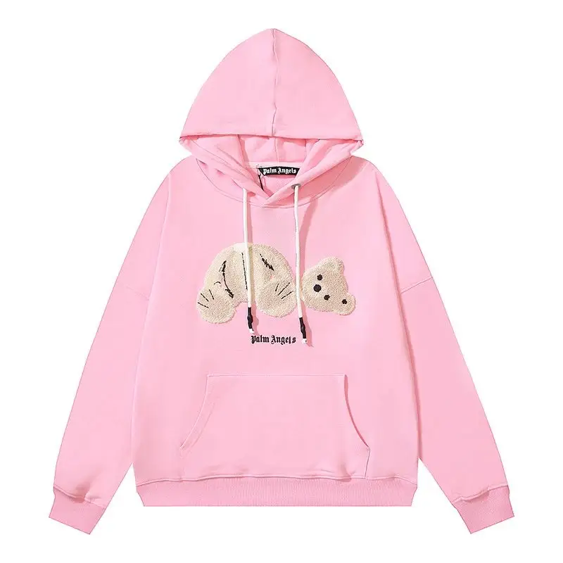 Palm Angels Hoodie — Pink Brown Correct Edition terry colorway — USFans Spreadsheet photo
