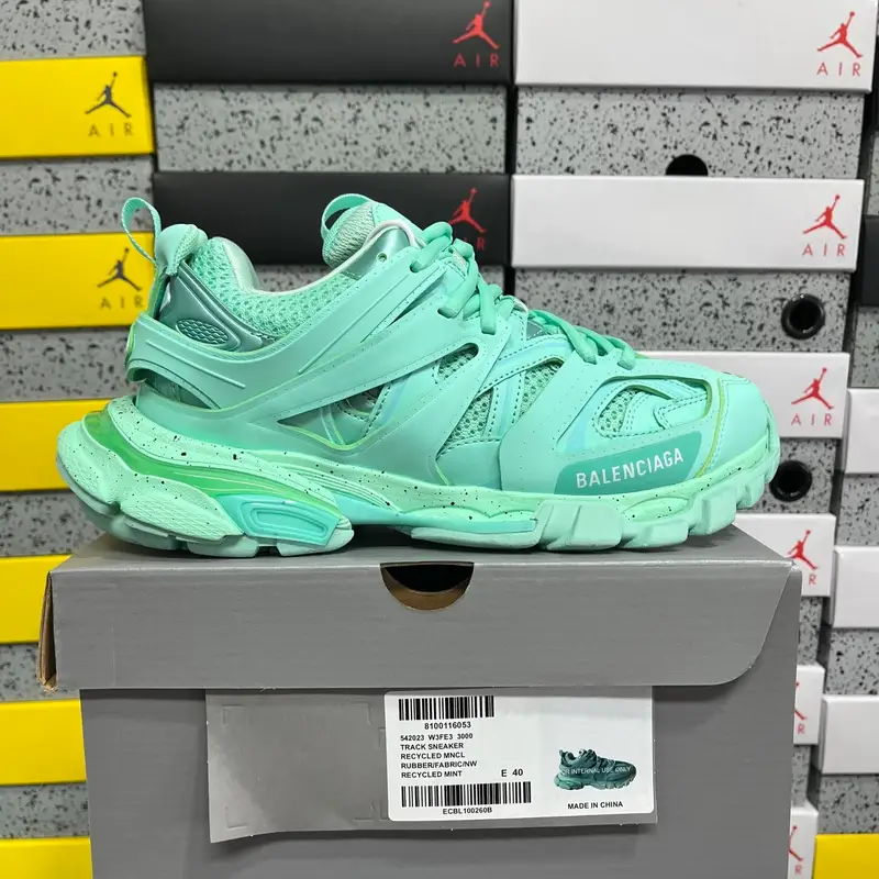 Balenciaga Track 3.0 Pierced Shoes — 3000 mint green colorway — Kakobuy Spreadsheet photo