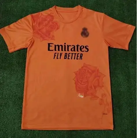 24-25 Napoli Home Soccer Jersey — Real Madrid orange colorway — Kakobuy Spreadsheet photo