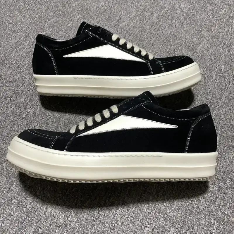 Rick Owens Shoes — RO Infringement Black Suede colorway — Kakobuy Spreadsheet photo