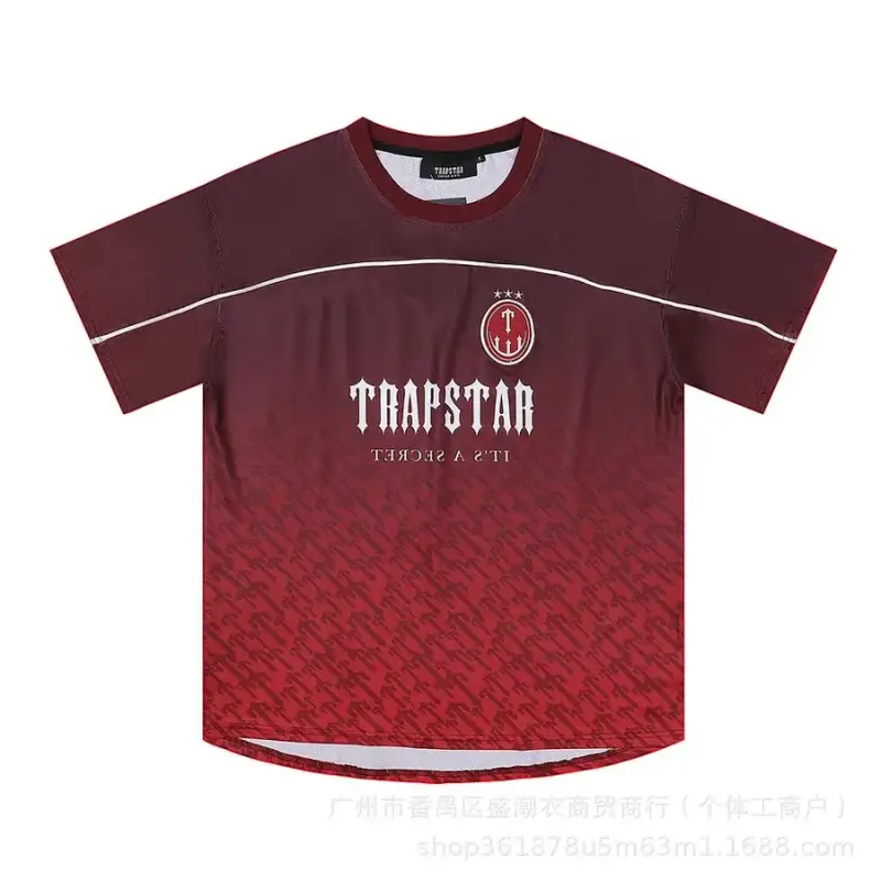 Trapstar Tee — red 1001 colorway — USFans Spreadsheet photo