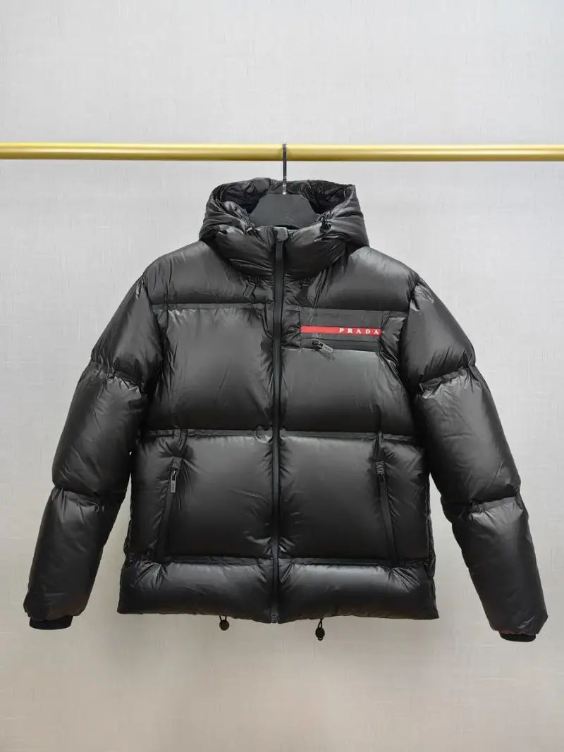 Prada Technical Puffer Jacket Black — Black colorway — USFans Spreadsheet photo
