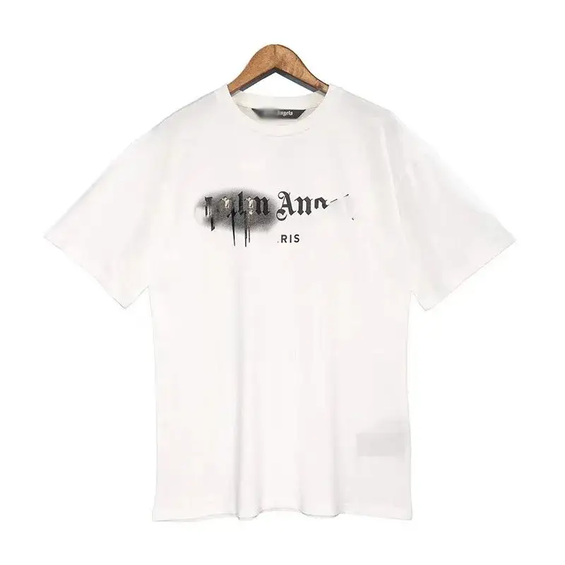 Palm Angels Spray T-Shirt — White/Black colorway — USFans Spreadsheet photo