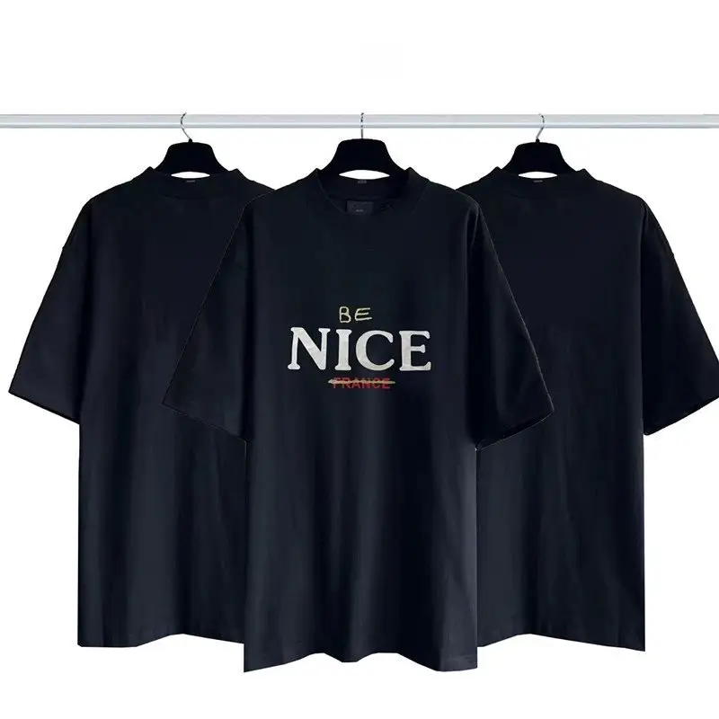 Balenciaga Tees — NICE Letter Print Short Sleeve colorway — USFans Spreadsheet photo