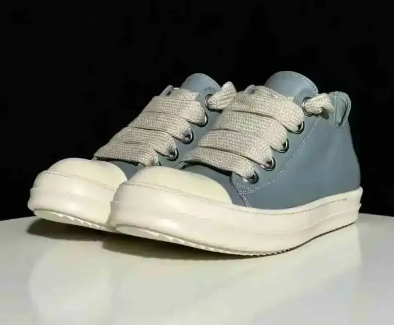 Rick Owens Low Blue Jumbo Lace Shoes — 3 colorway — Kakobuy Spreadsheet photo