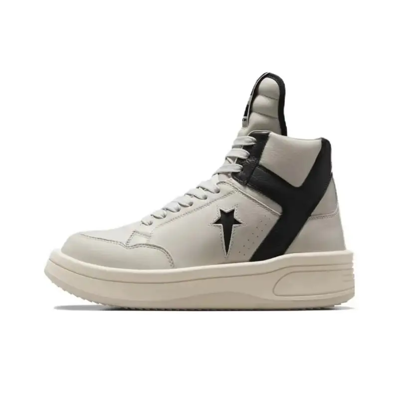 Rick Owens Vans Sneakers Denim — Gaobang White Black colorway — USFans Spreadsheet photo
