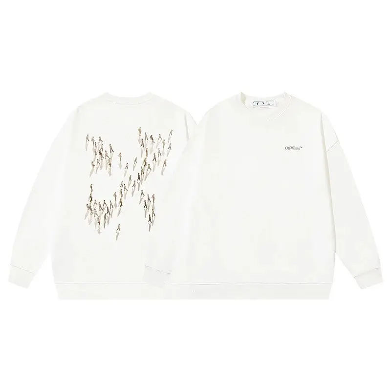 Off-White White Crewneck — 137 White colorway — USFans Spreadsheet photo