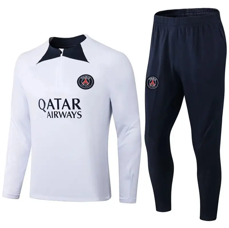 Football PSG Tracksuit — 2223 Paris White colorway — USFans Spreadsheet photo