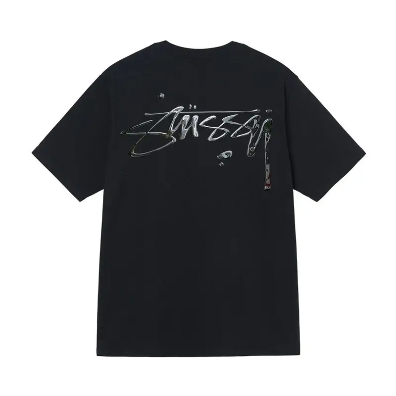 Stussy t-shirt — black [metal]] colorway — USFans Spreadsheet photo