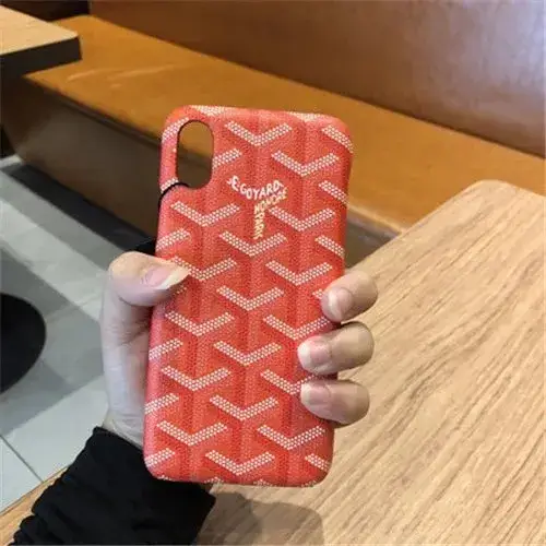 Goyard Phone Case — Red colorway — USFans Spreadsheet photo