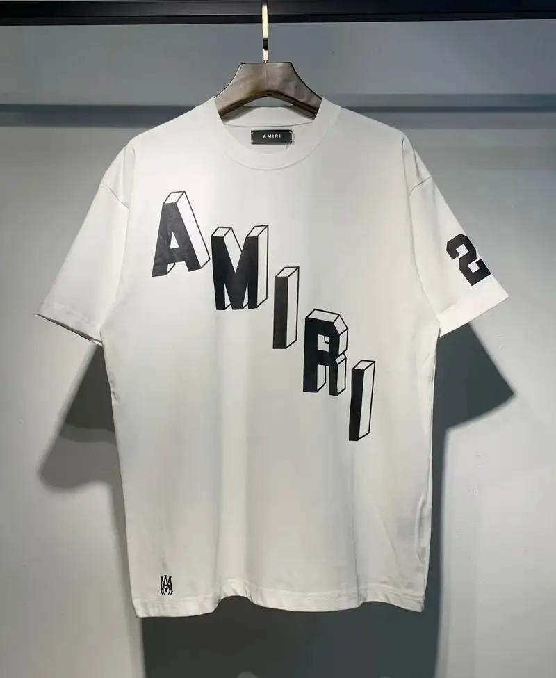 Amiri T-Shirts — 678 white colorway — USFans Spreadsheet photo