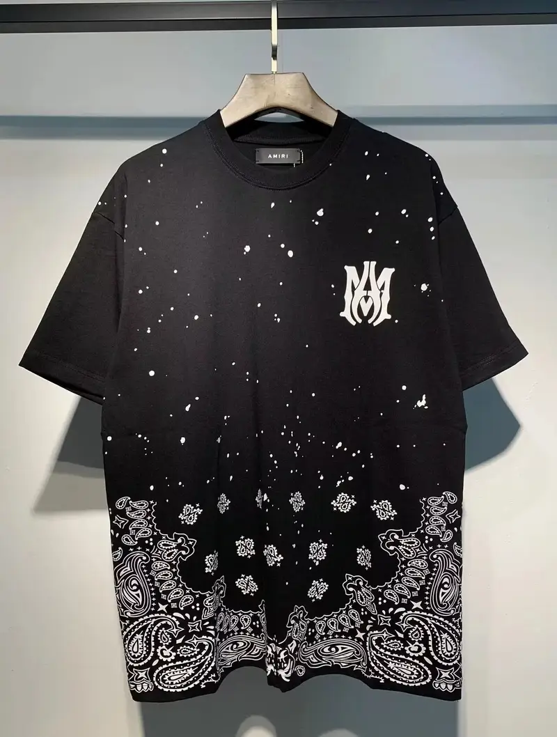 Amiri T-Shirts — 671 black and white colorway — USFans Spreadsheet photo