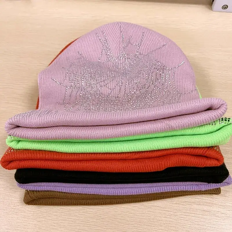 Sp5der Blue Beanie — Pink colorway — USFans Spreadsheet photo