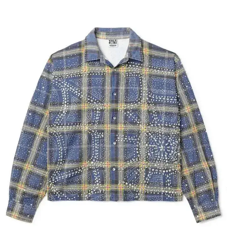 Vale Forever Chocolate Flannel Hoodie — Blue colorway — Kakobuy Spreadsheet photo