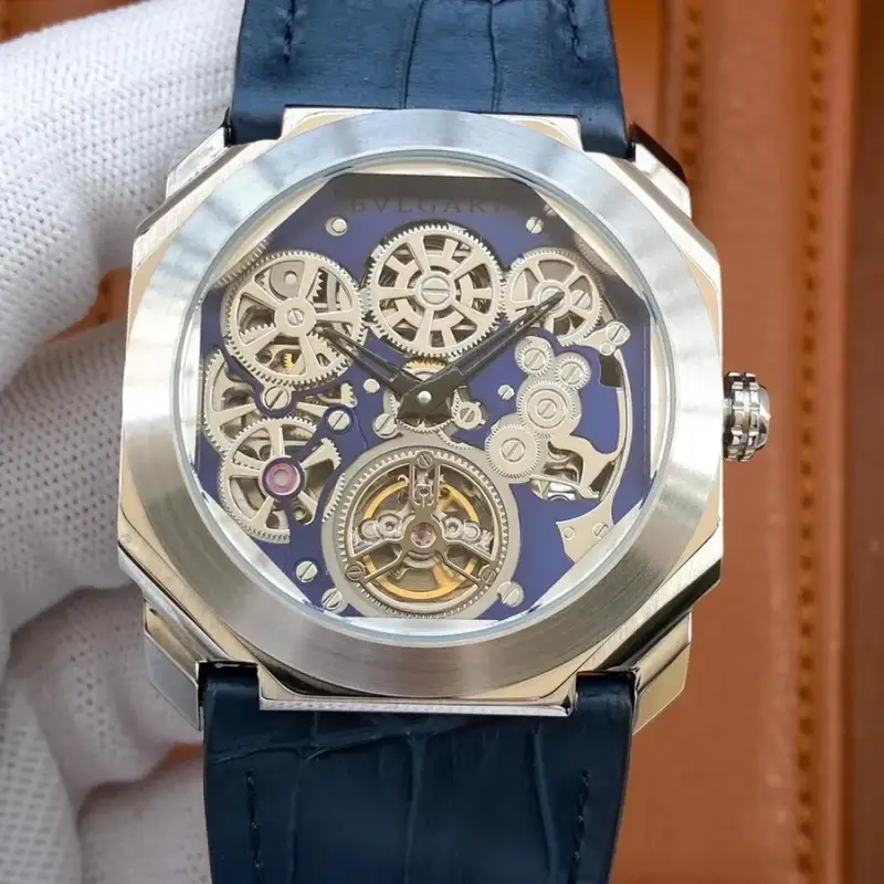Bvlgari Watch — Silver Shell-Blue Plate Blue Belt colorway — USFans Spreadsheet photo