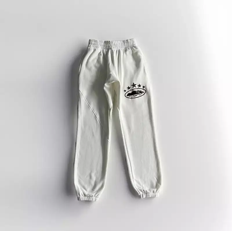 Corteiz Alcatraz Basic Triple Black Pants — White 5 stars colorway — USFans Spreadsheet photo
