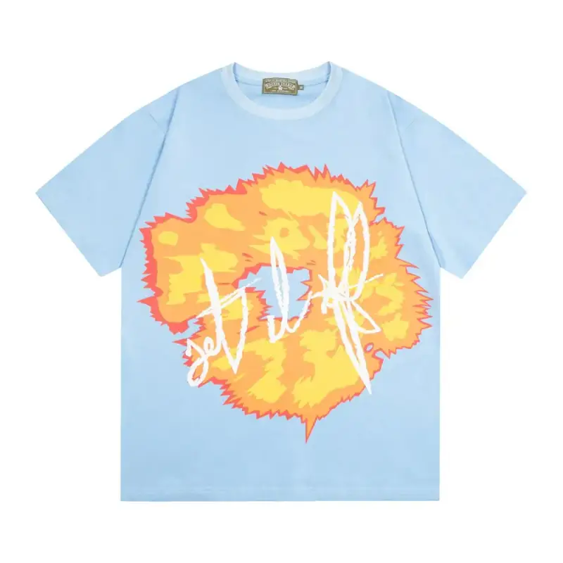 Denim Tears x Offset T-Shirt — Blue offset album co-name colorway — USFans Spreadsheet photo