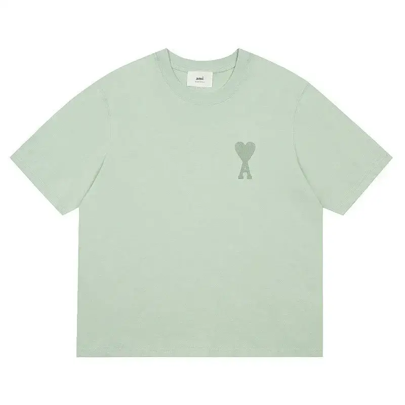 Ami Paris Tees with Small Logo — Pea green colorway — USFans Spreadsheet photo