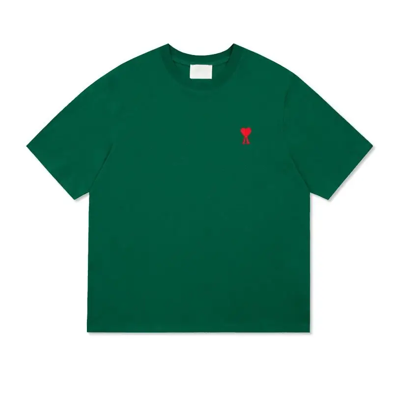 Ami Paris T-Shirts with Small Logo — Little Love-dark green colorway — USFans Spreadsheet photo