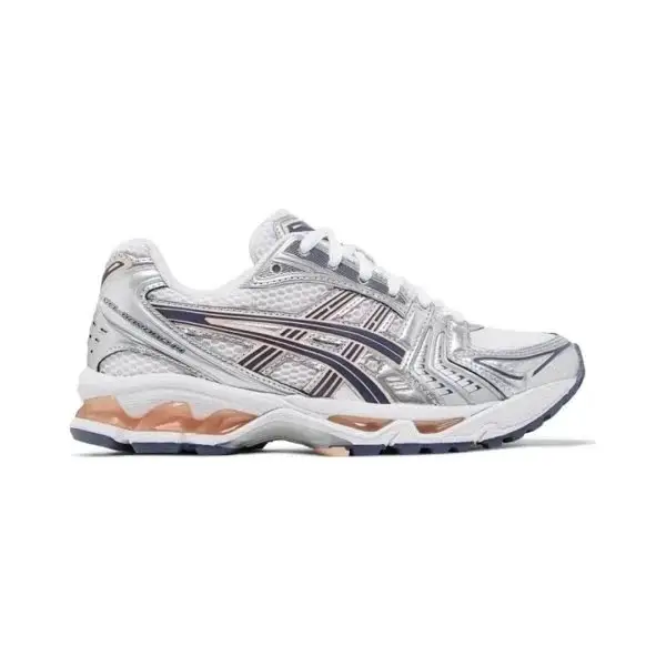 Pink Asics Gel Kayano 14 — WhiteThunderBlue colorway — Kakobuy Spreadsheet photo