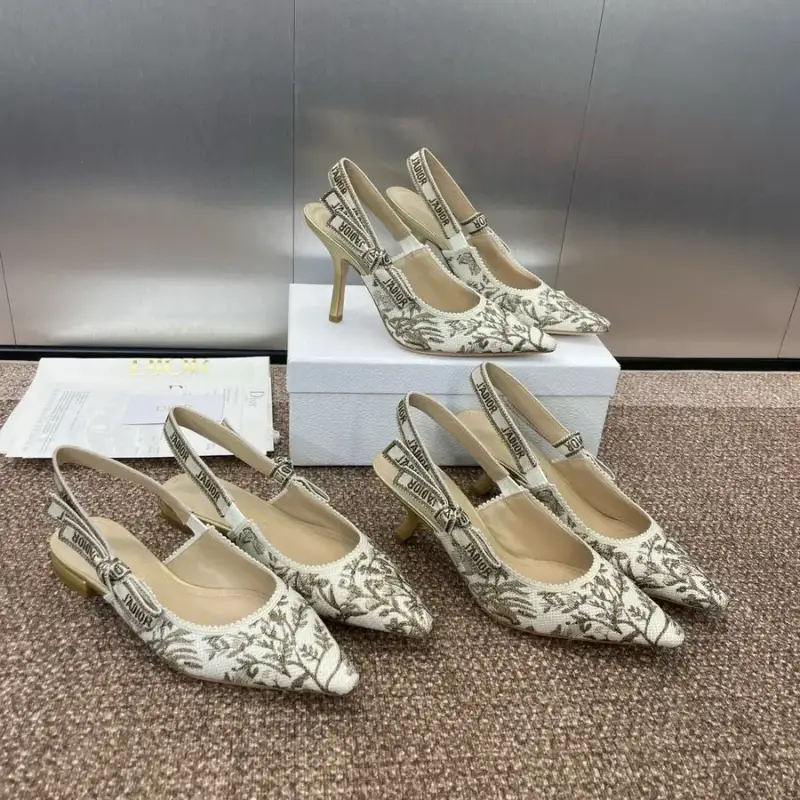 Dior J'Adior Slingback Pumps — Beige with high 1.5CM colorway — Kakobuy Spreadsheet photo