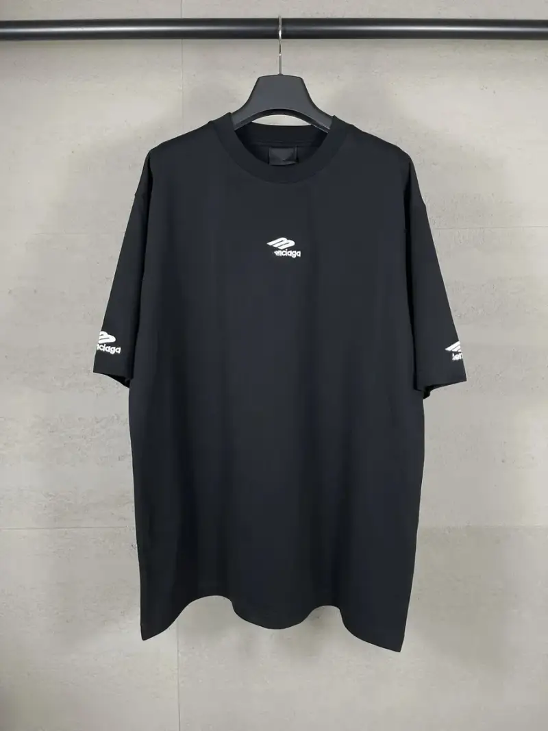Balenciaga Logo T-Shirts — black colorway — USFans Spreadsheet photo