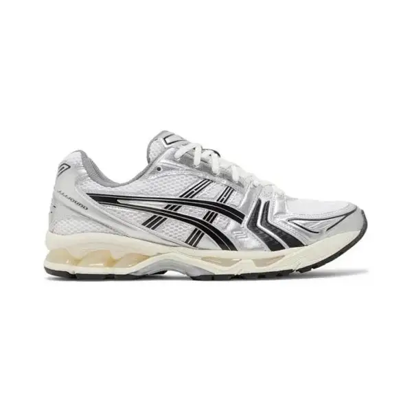 Pink Asics Gel Kayano 14 — JJJJoundSilverBlack colorway — Kakobuy Spreadsheet photo
