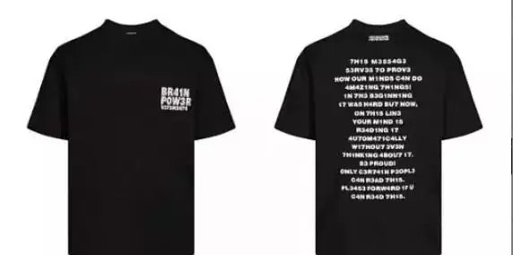 Vetements Java White T-Shirt — 8 colorway — USFans Spreadsheet photo